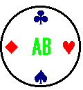 Akademisk Bridgeklubs logo