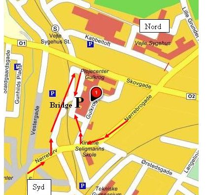 Adgangsveje til Plejecenter Gulkrog